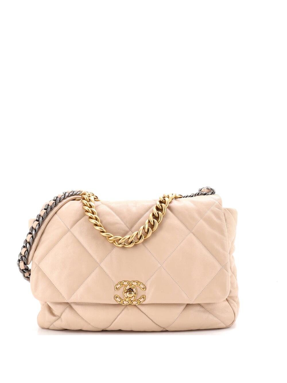 Chanel 19 Flap Bag Quilted Leather #256614C46B